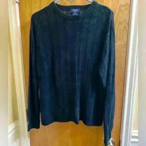 90’s Vintage Dockers Knitted Acrylic Sweater Size Large Black Preowned